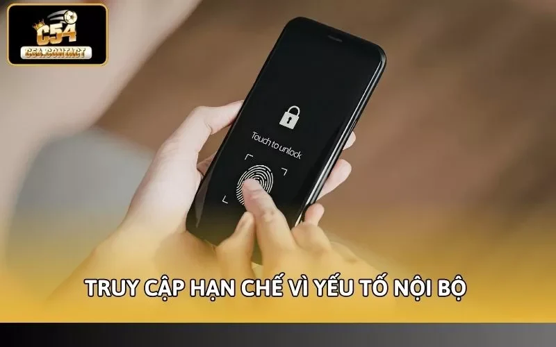 Lỗi Đăng Nhập C54 Dễ Xác Định Hướng Giải Quyết Nhanh Chóng 3 Truy cập hạn chế vì yếu tố nội bộ