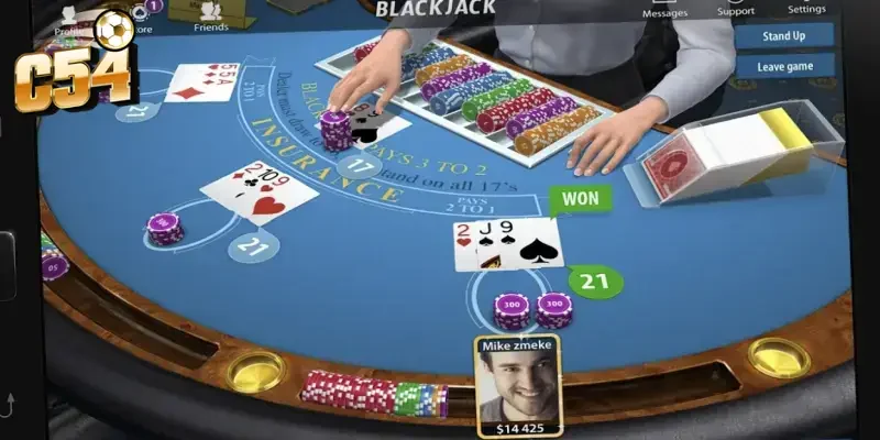 Các Blackjack chiến thuật thắng C54 từ cao thủ